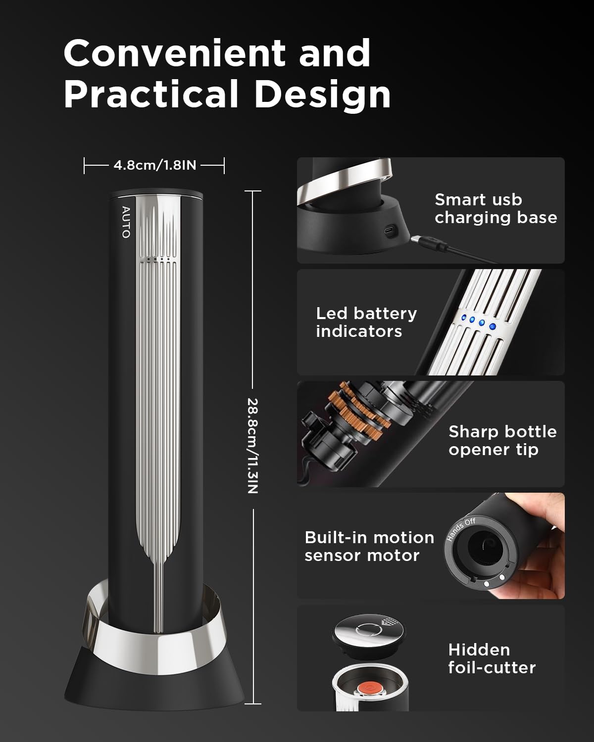Newise ergonomic grip supports comfortable operation even with reduced grip strength