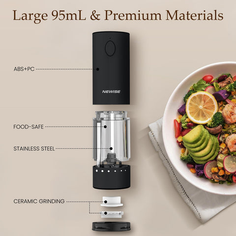 Newise rechargeable Type-C design for long use between charges