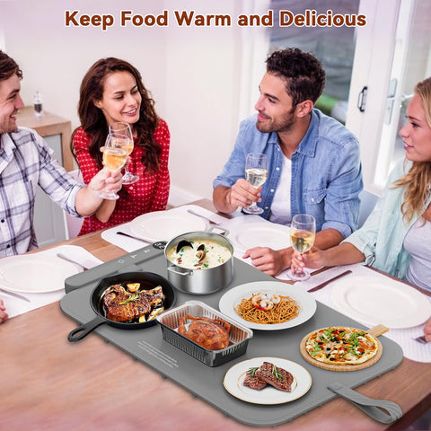 Newise warming mat presented as a thoughtful gift for gatherings and entertaining guests.