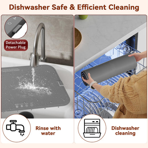 Newise warming mat with six temperature modes and a six-hour timer for precise control.