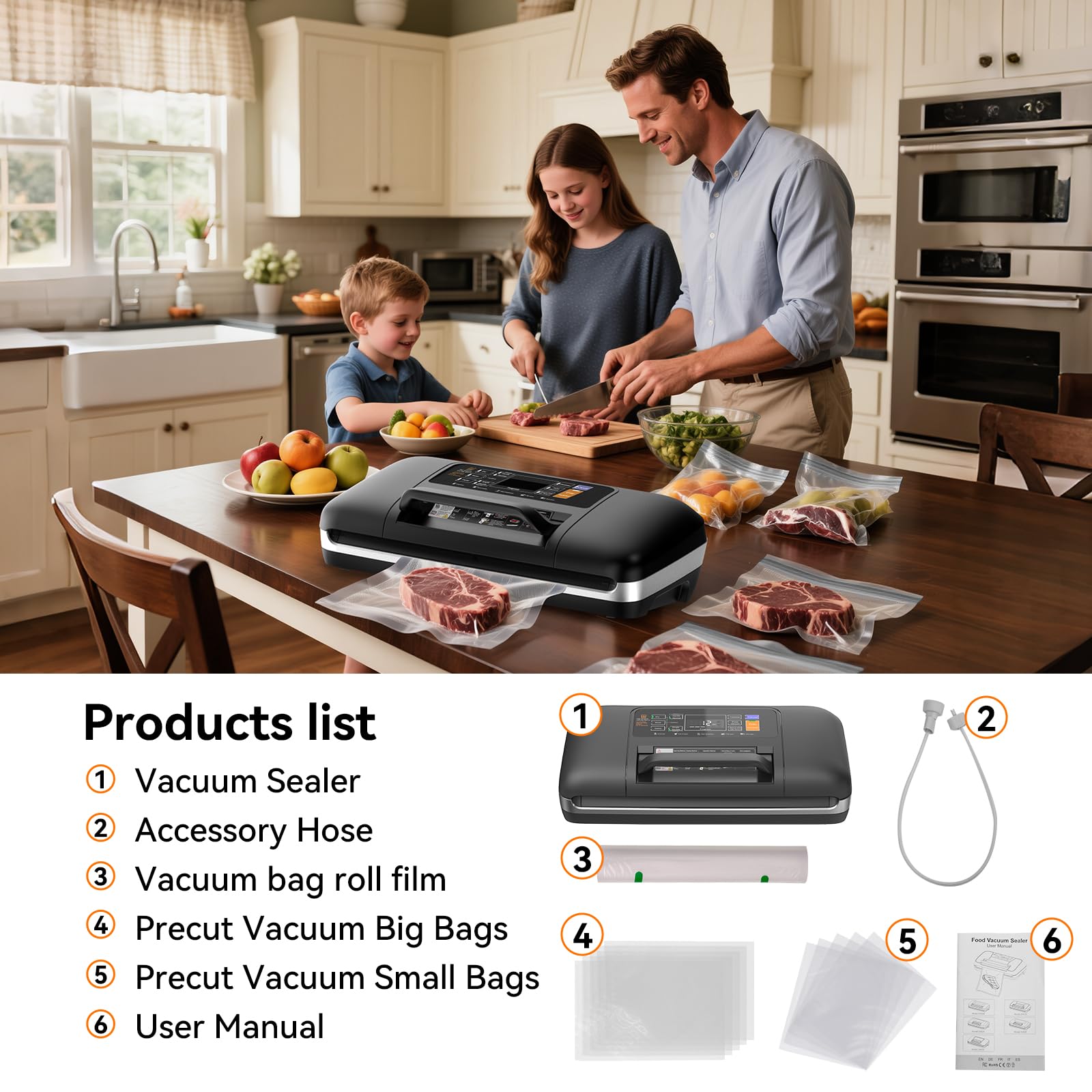 Newise starter kit with bags and hose for quick setup