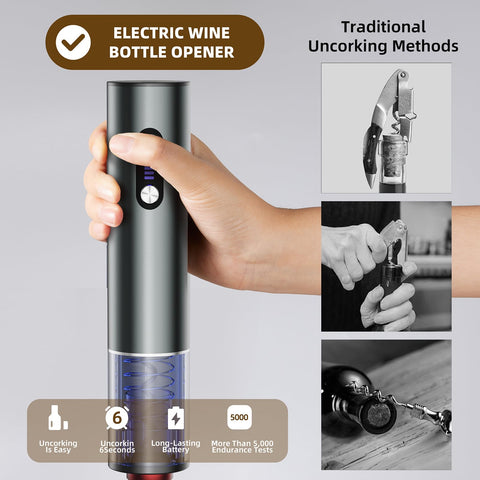Newise vacuum stoppers seal freshness to preserve wine flavor longer.