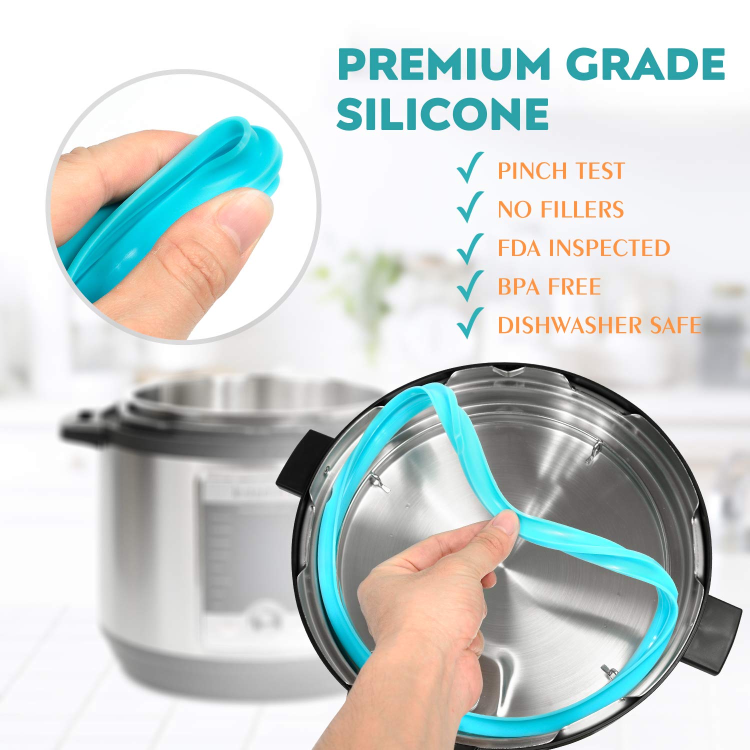 Newkiton steam release valve for Instant Pot fits Duo series to improve venting.