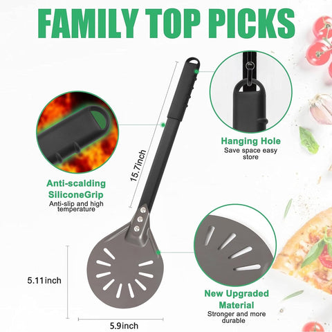 Newmeto silicone handle cover protects hands during hot transfers.