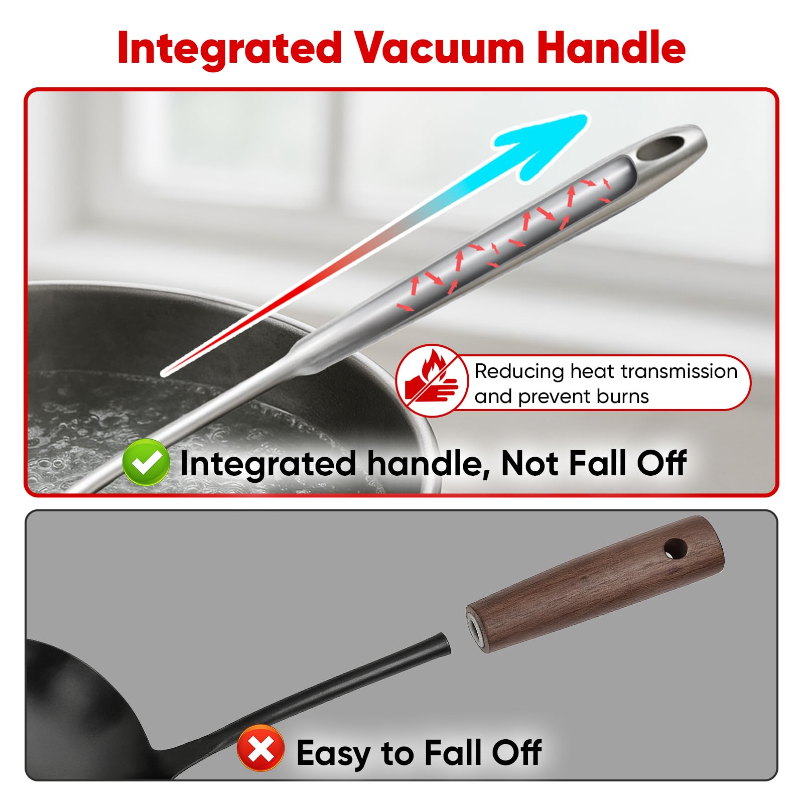 Newness spoon spatula for scraping and flipping in one tool