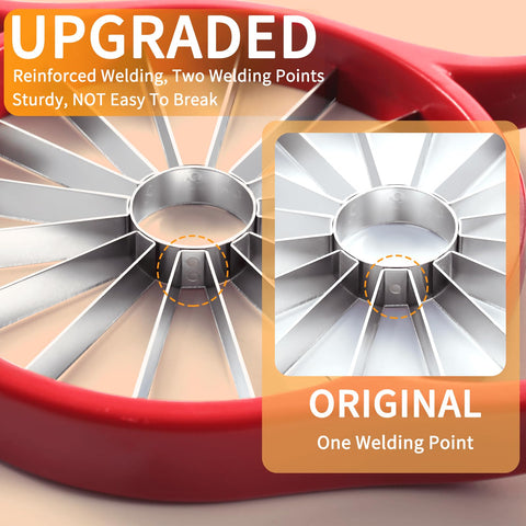 Newness apple slicer supports quick prep for pies and snacks