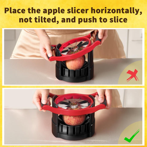 Newness heavy-duty kitchen tool speeds up slicing in seconds.