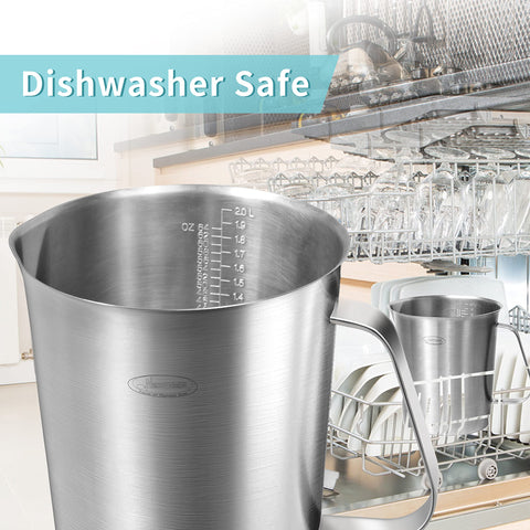 Newness cup provides pour-control design for steady pours.