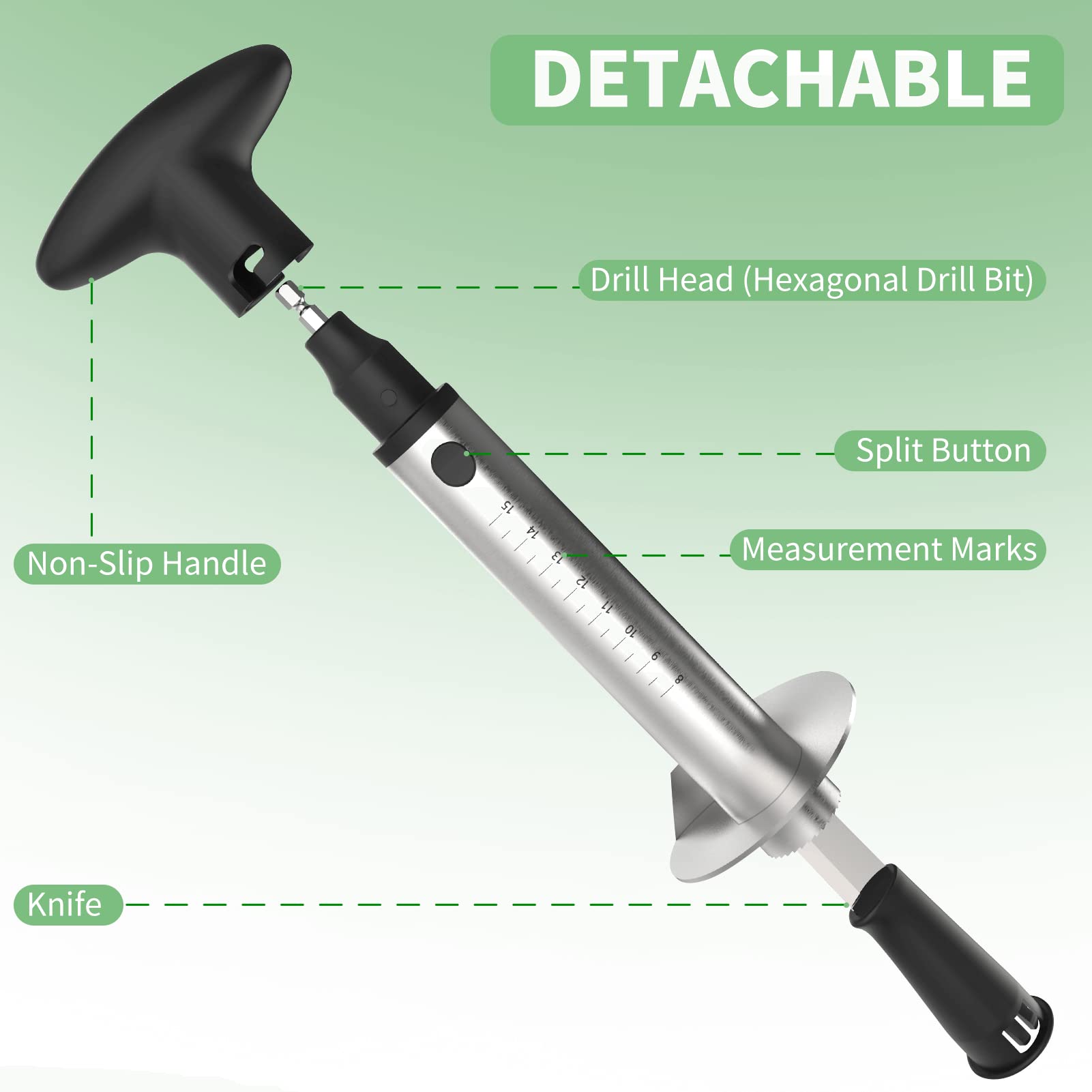 Newness Pineapple Corer ergonomic handle for comfortable twisting