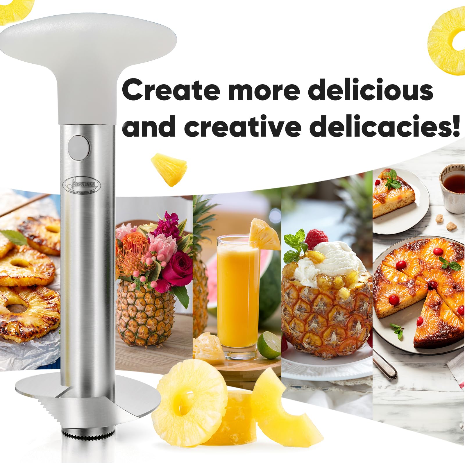 Newness Pineapple Corer ideal for entertaining tropical gatherings