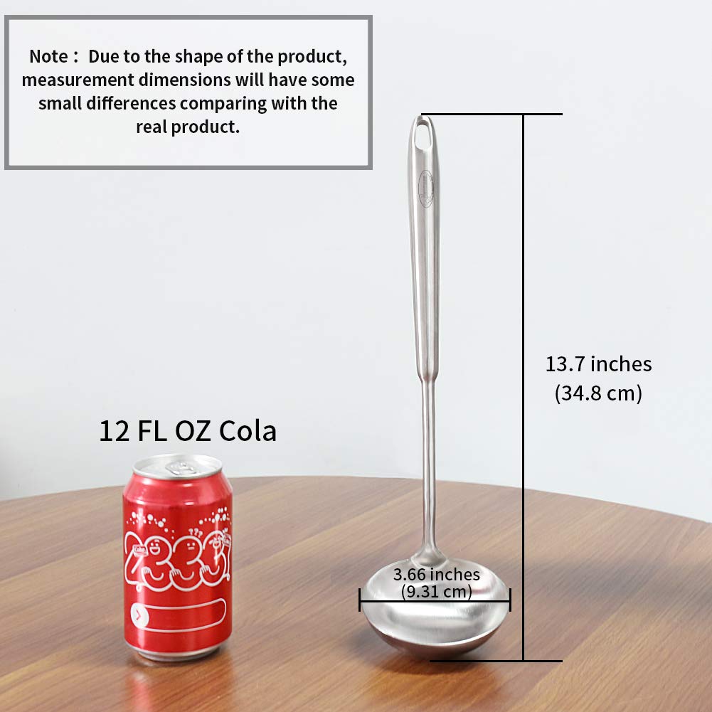 Newness Soup Ladle dishwasher-safe for easy cleanup.