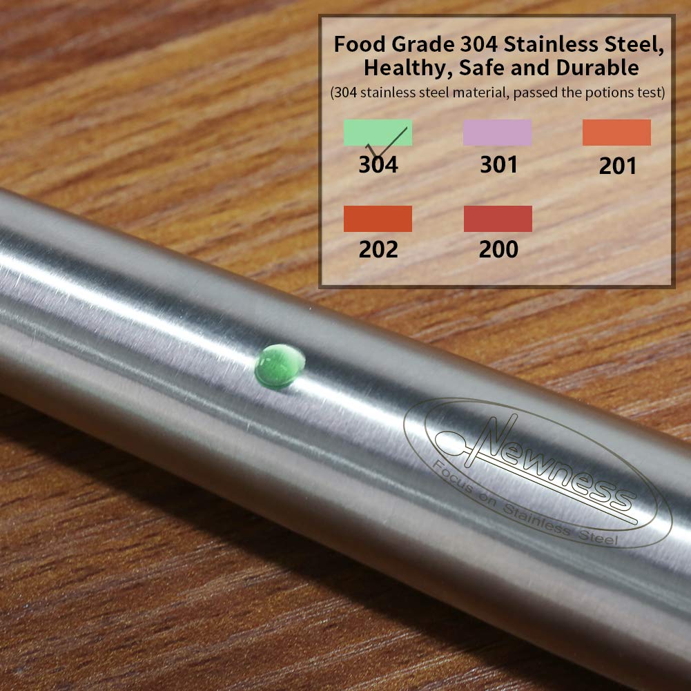 Newness Soup Ladle integral forming prevents gaps after cleaning.