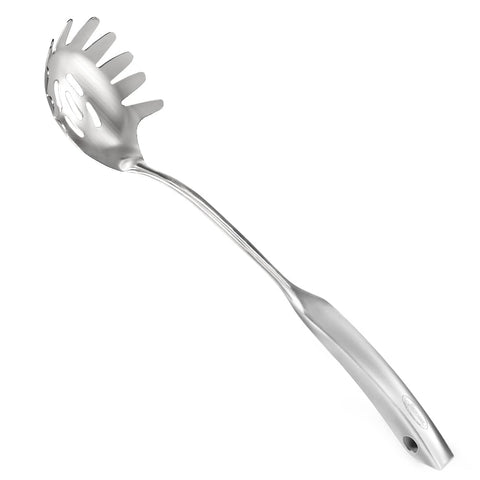 Newness spaghetti server rustproof design for lasting kitchen use.