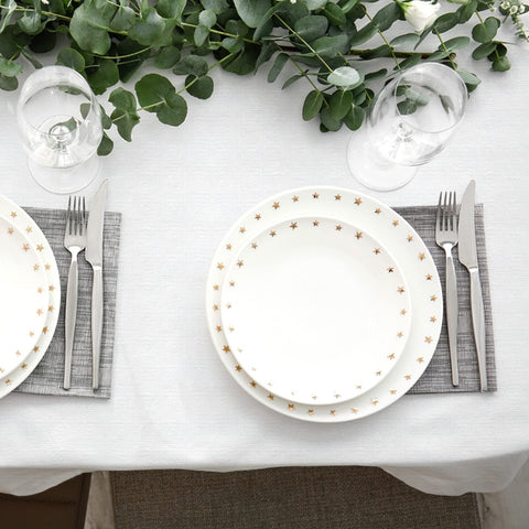 NEWOOK paper-plastic tablecloth with waterproof bottom layer protects surfaces