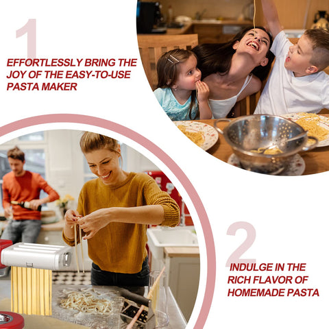 NEWSETS gift-ready pasta maker attachment for KitchenAid lovers