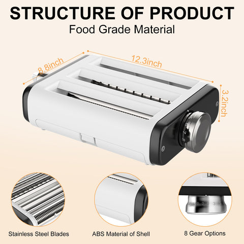 NEWSETS stainless steel gears inside ensure reliable cutting