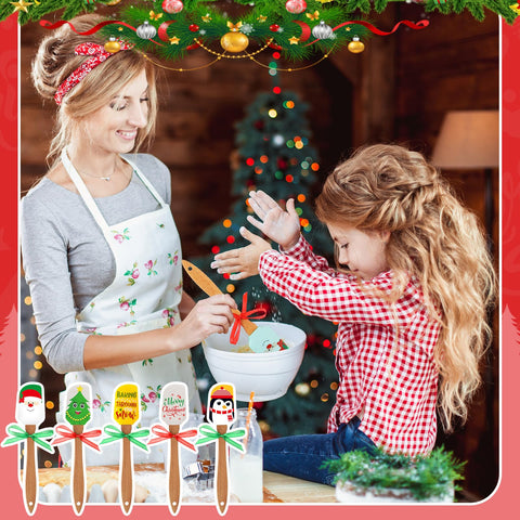 Newtay snowman spatula brings friendly winter vibes to cooking tasks.