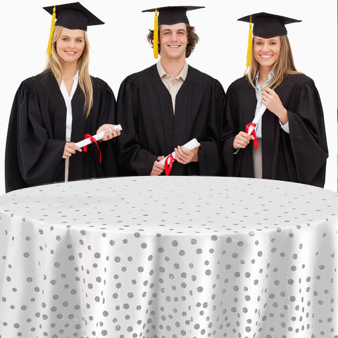 Newwiee disposable-round-tablecloth-3pack simplifies event setup and post-party cleanup