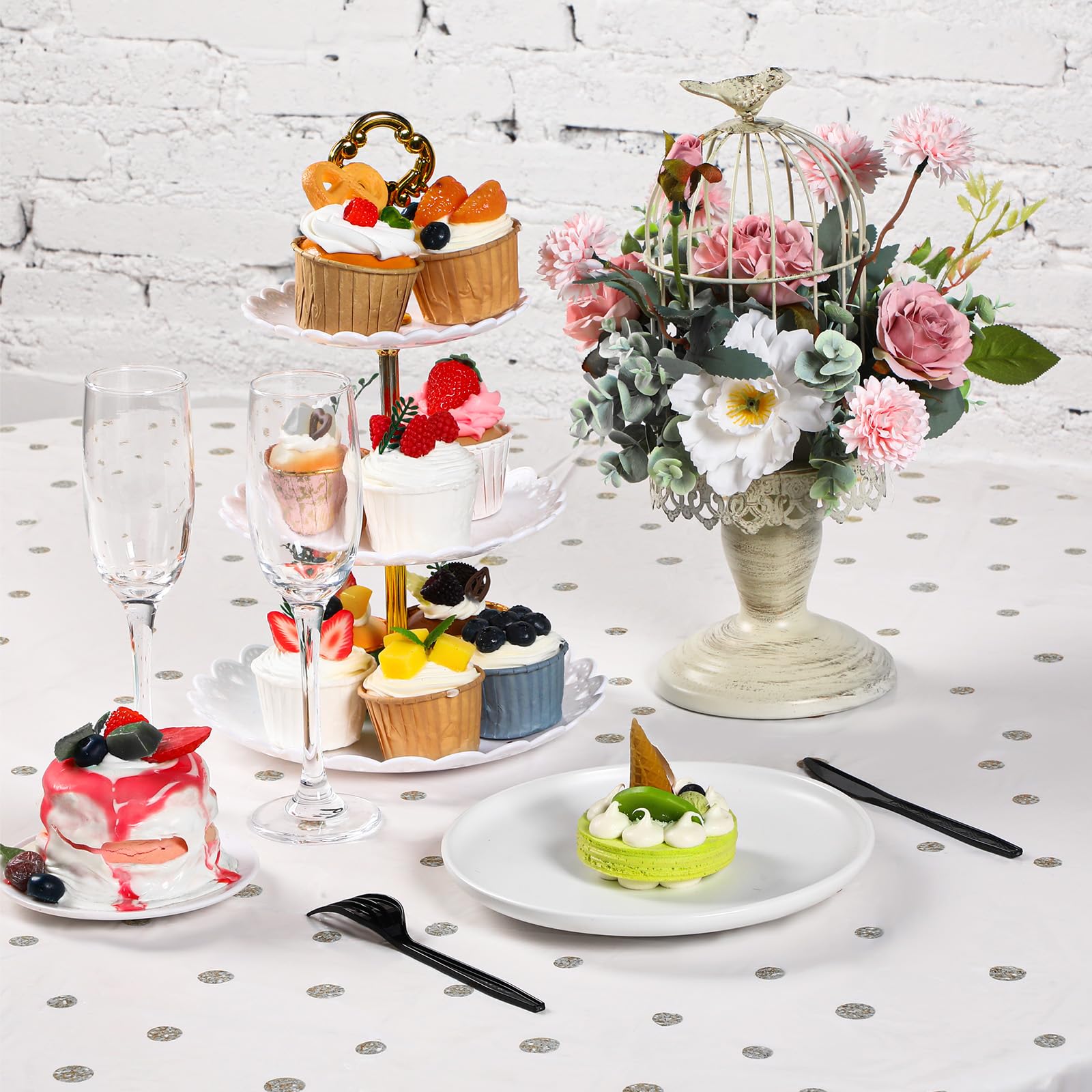 Newwiee plastic-tablecover provides spill resistance for casual and formal events