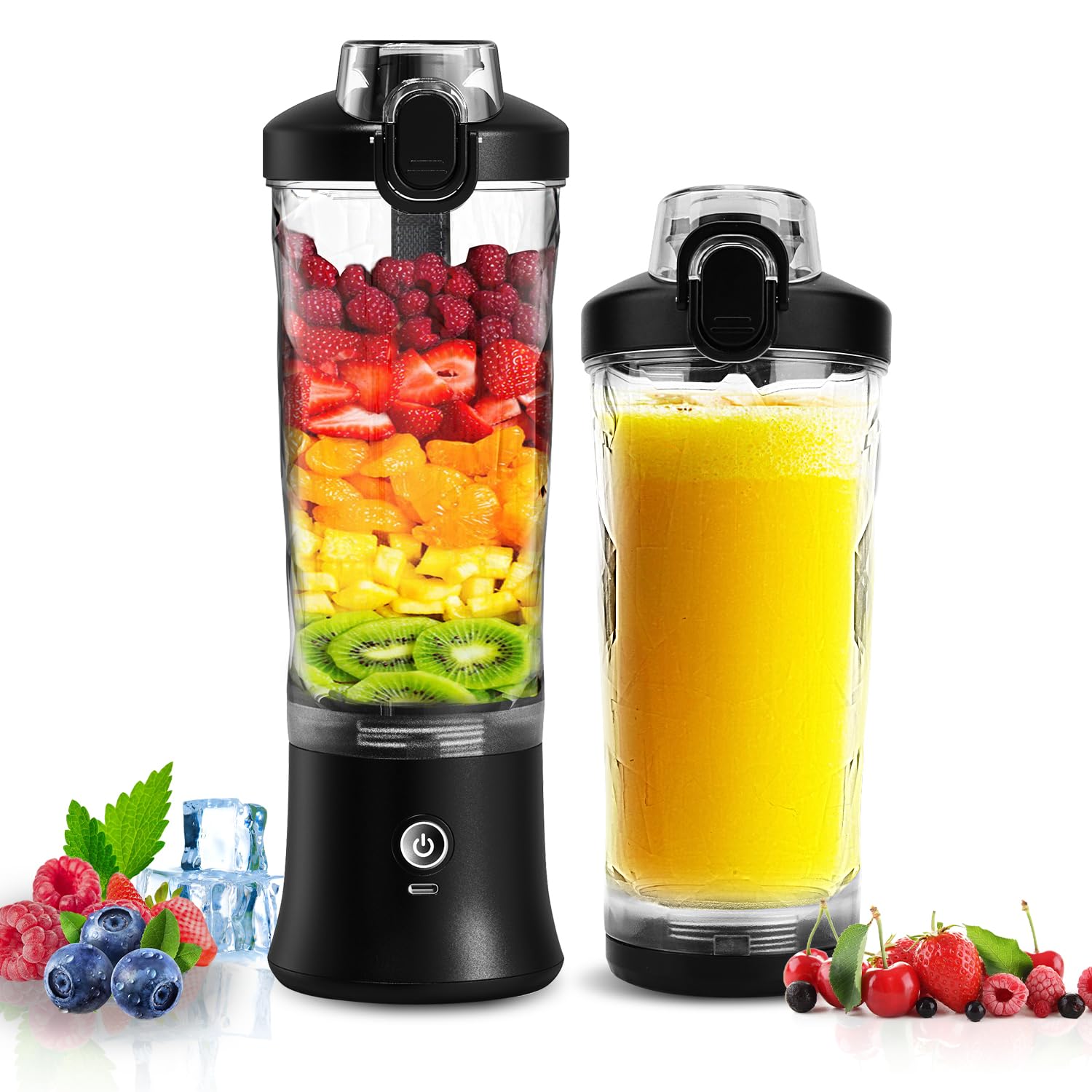 NexaEase portable blender with 150W motor for quick on-the-go smoothies.