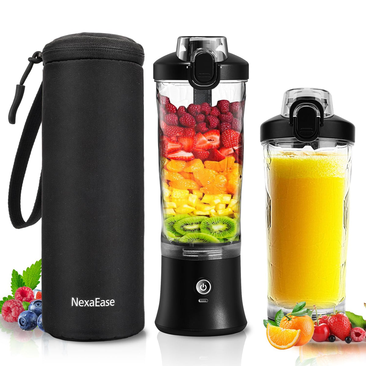 NexaEase portable blender main design highlights compact power for quick smoothies