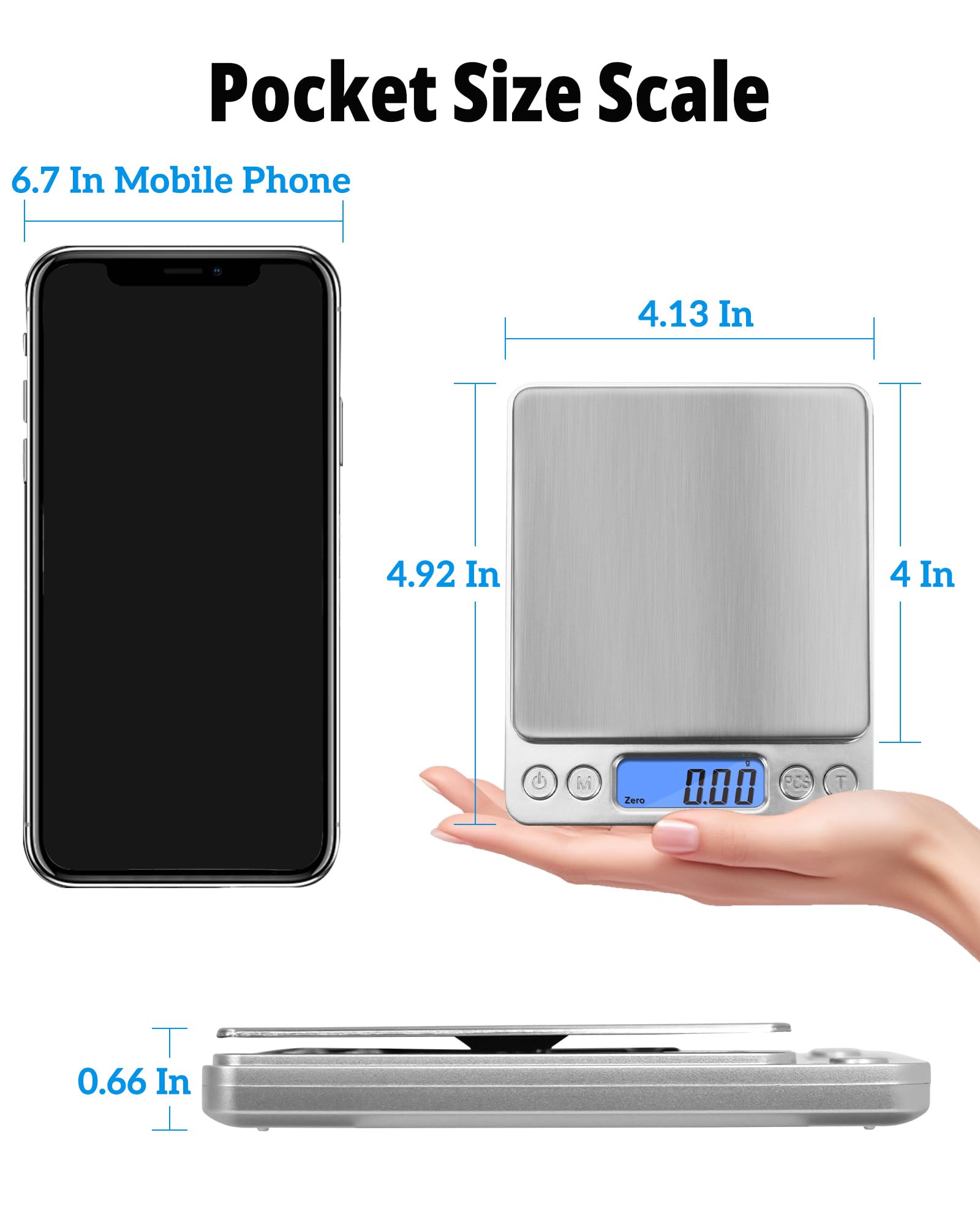 NEXT-SHINE two trays protectors for safe storage and quick weighing prep.