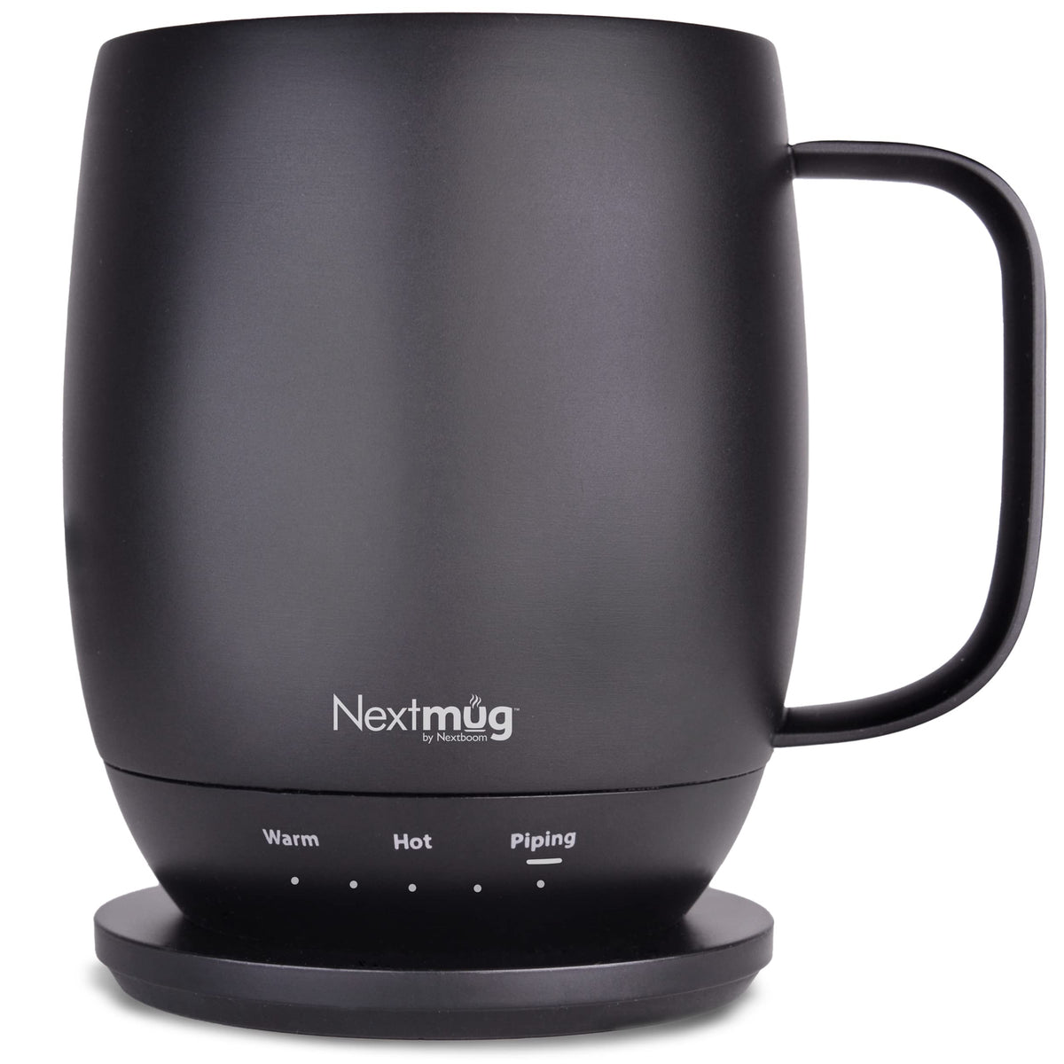 Nextmug balance-battery-status displays remaining power for reliable everyday use.