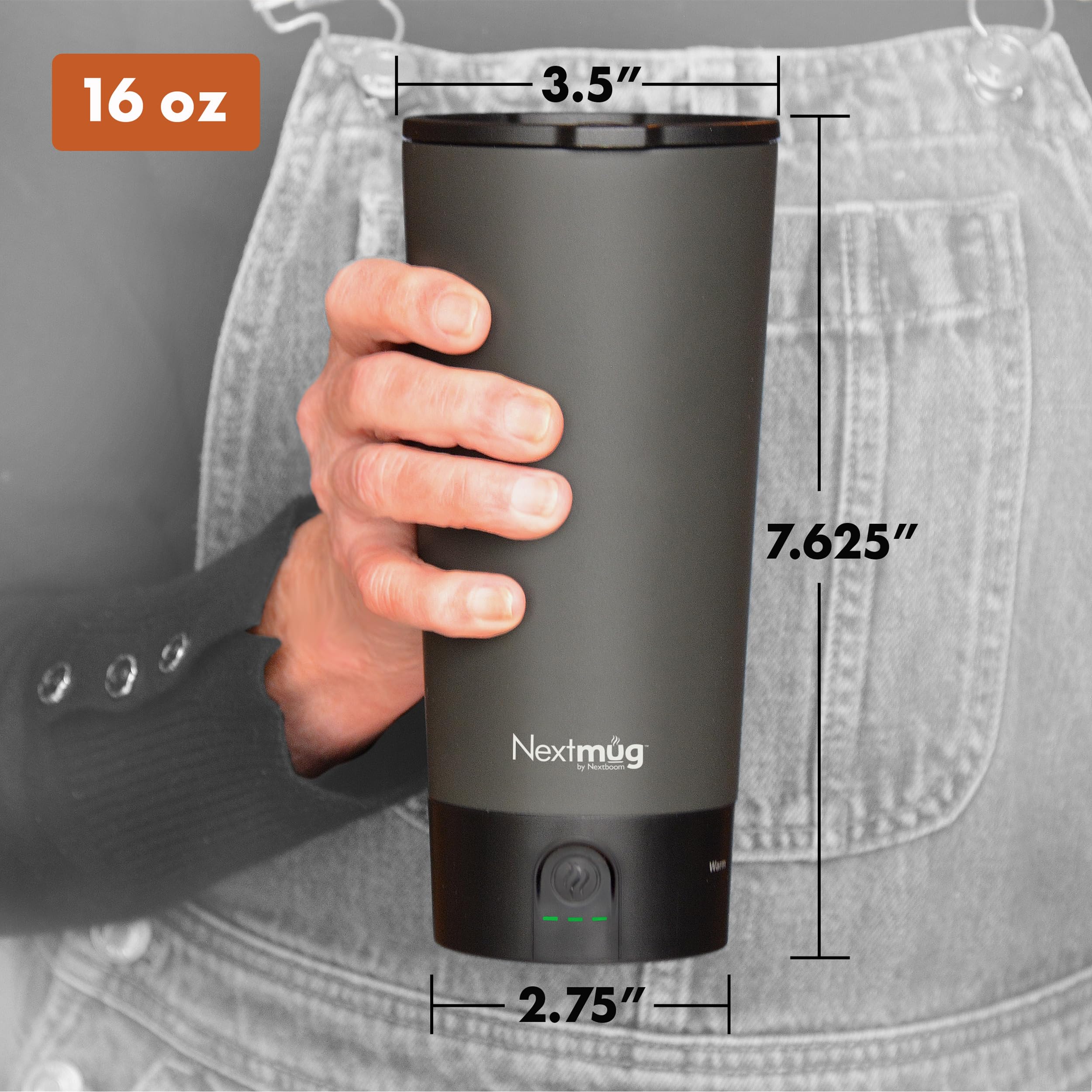 Nextmug Go graphite gift-ready packaging for thoughtful presents