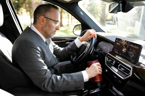 Nextmug Go LED readout shows battery life clearly