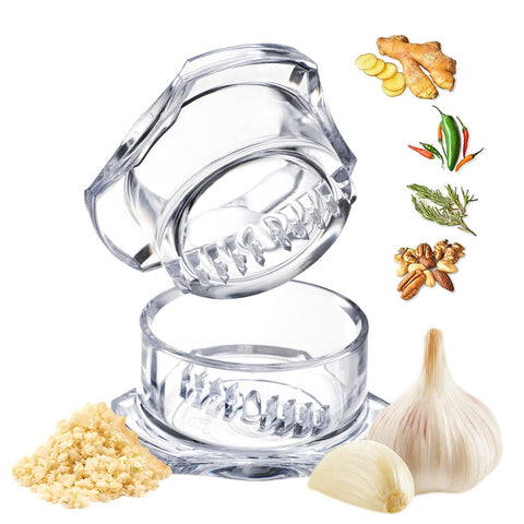NexTrend Garlic Twister 4th Gen in action as garlic press and mincer for fast prep.