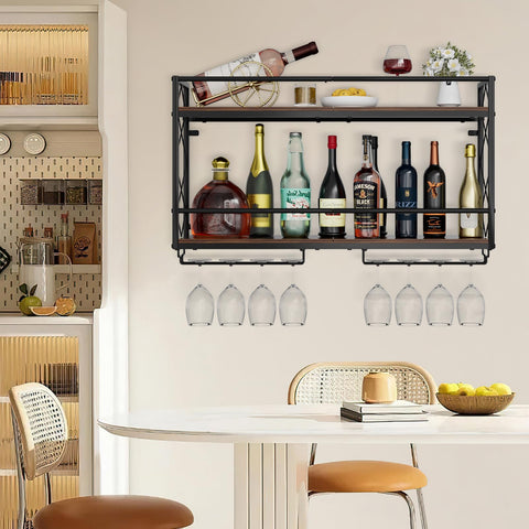 NEYCIL glass holder section keeps glassware secure and ready to use