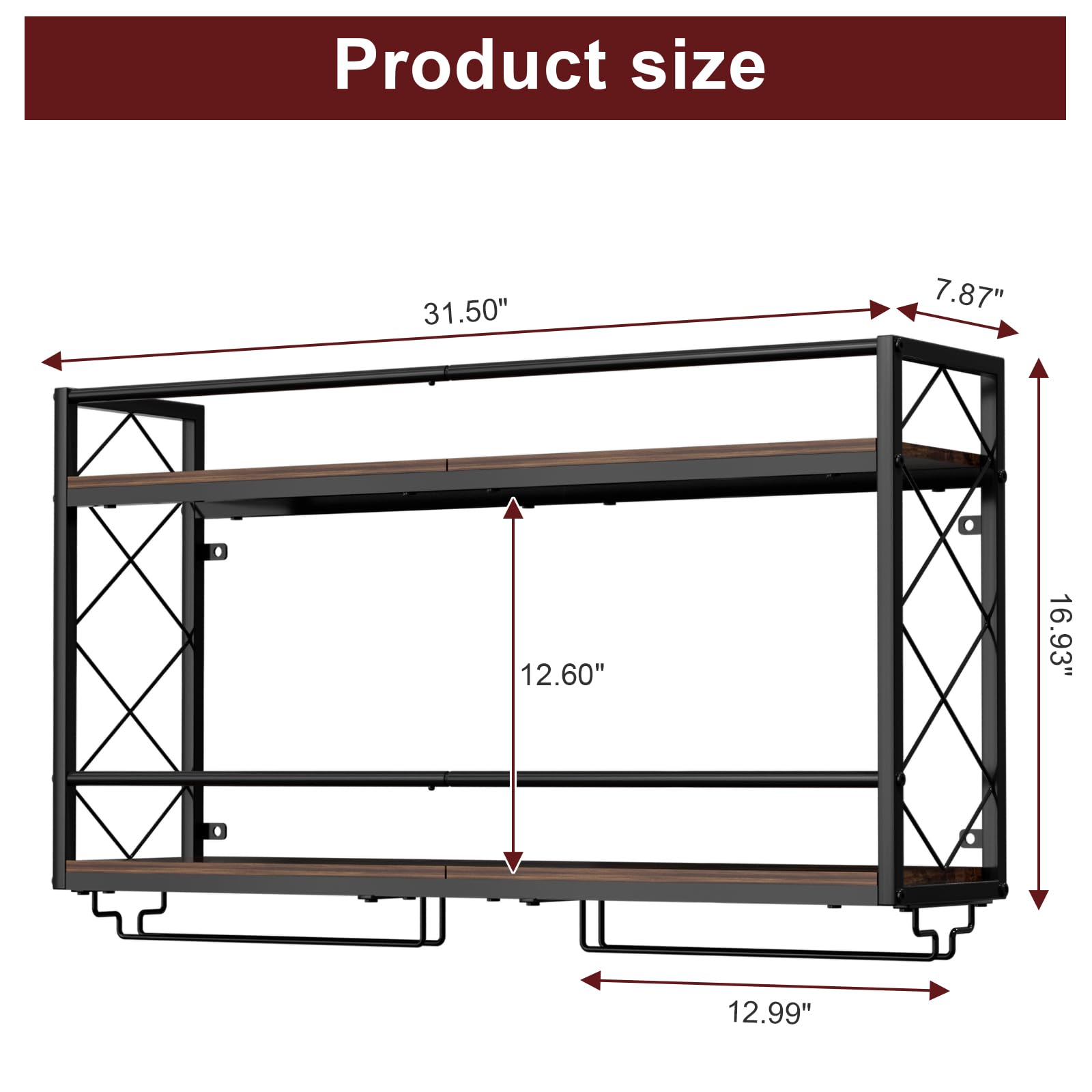 NEYCIL versatile display for living rooms, kitchens, or shops