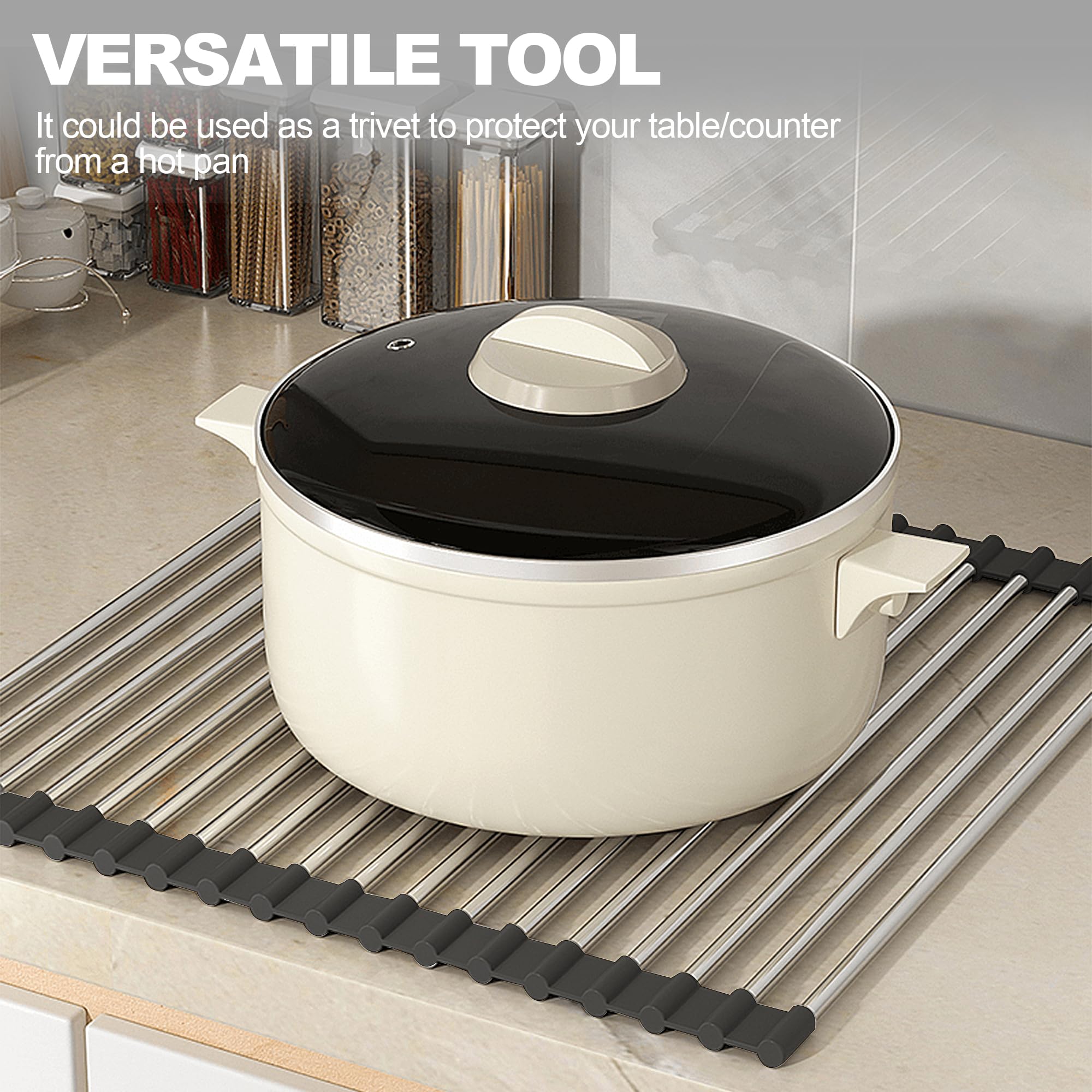 NEZUIBAN water-drain design guides moisture into the sink for clean surfaces.