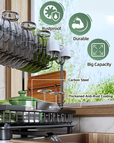 Nfnoyp rotatable outlet adapts to different sink positions.