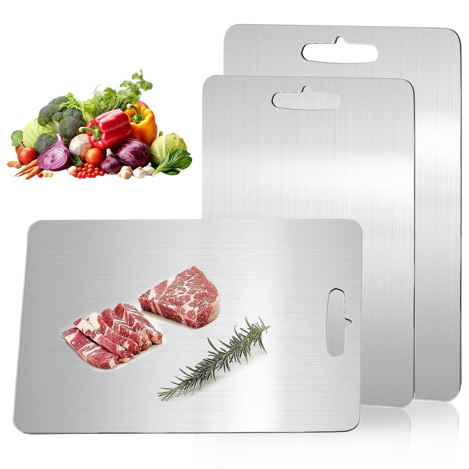 NGWDBA Katuchef titanium cutting board blue surface for quick, hygienic prep