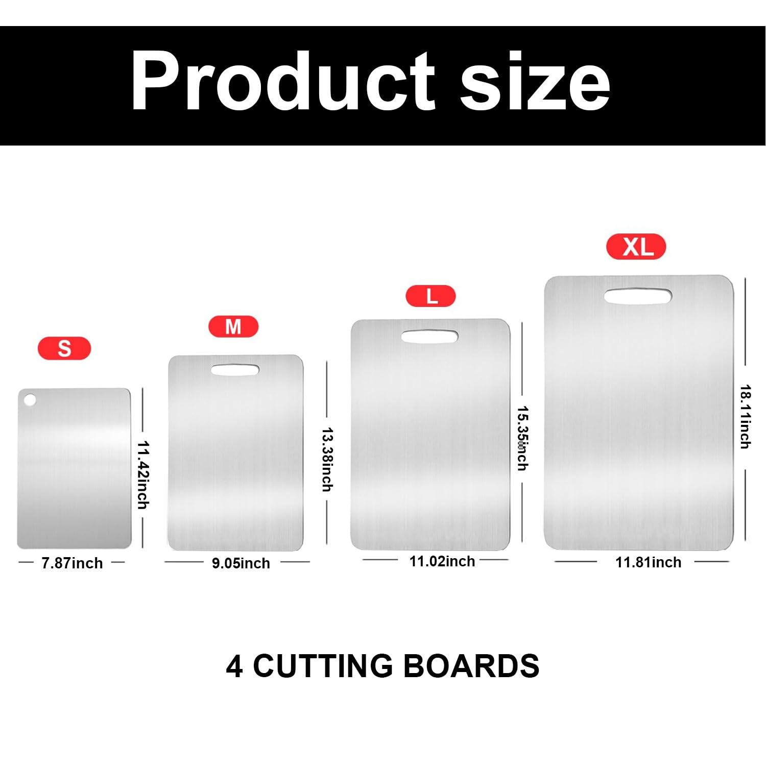 NGWDBA Katuchef titanium cutting board compact storage for small kitchens.