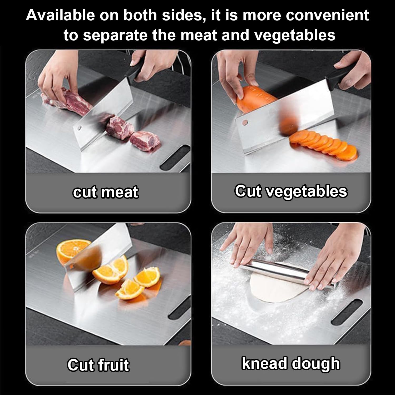 NGWDBA Katuchef titanium cutting board crack-resistant construction for durable use