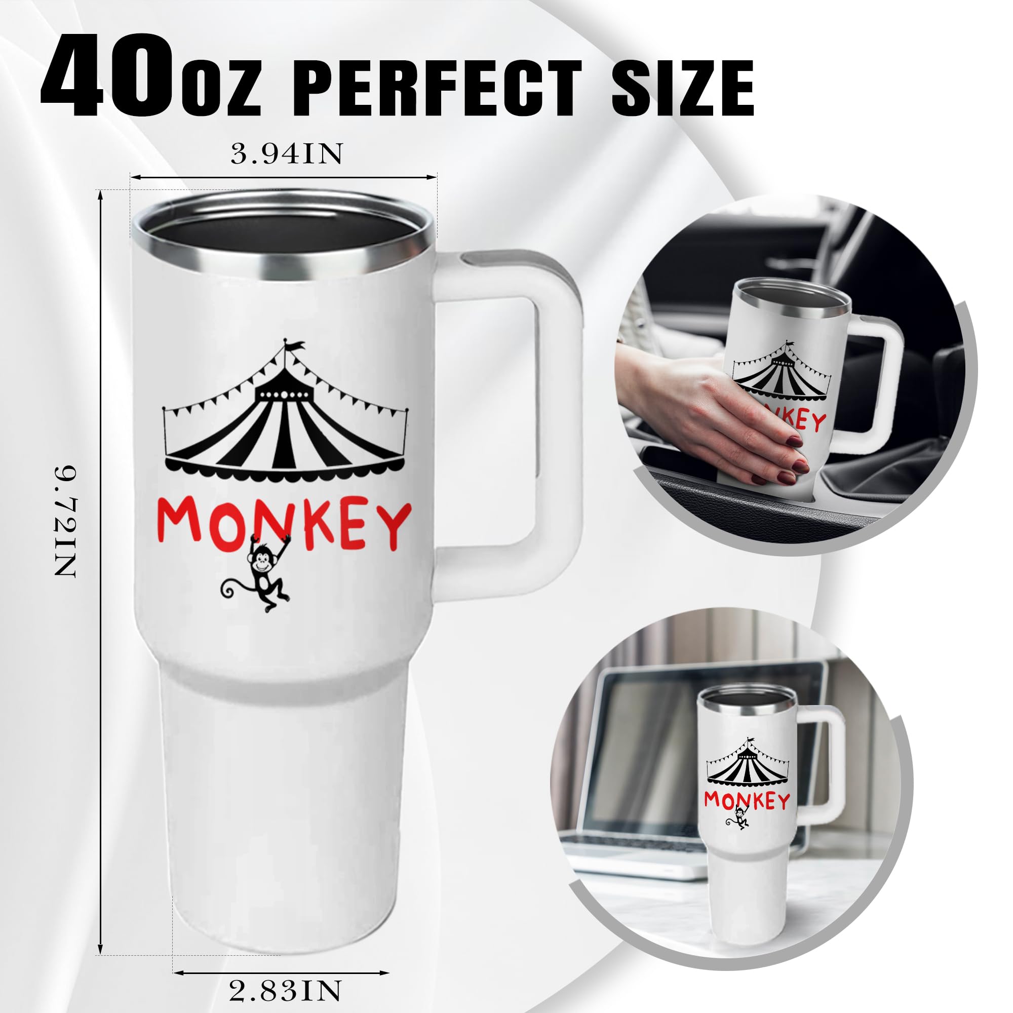 NIAXAUYT Circus Tumbler displayed with accessories, emphasizing complete kit.