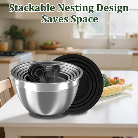 Nicdiet airtight lids seal leftovers and prevent spills.