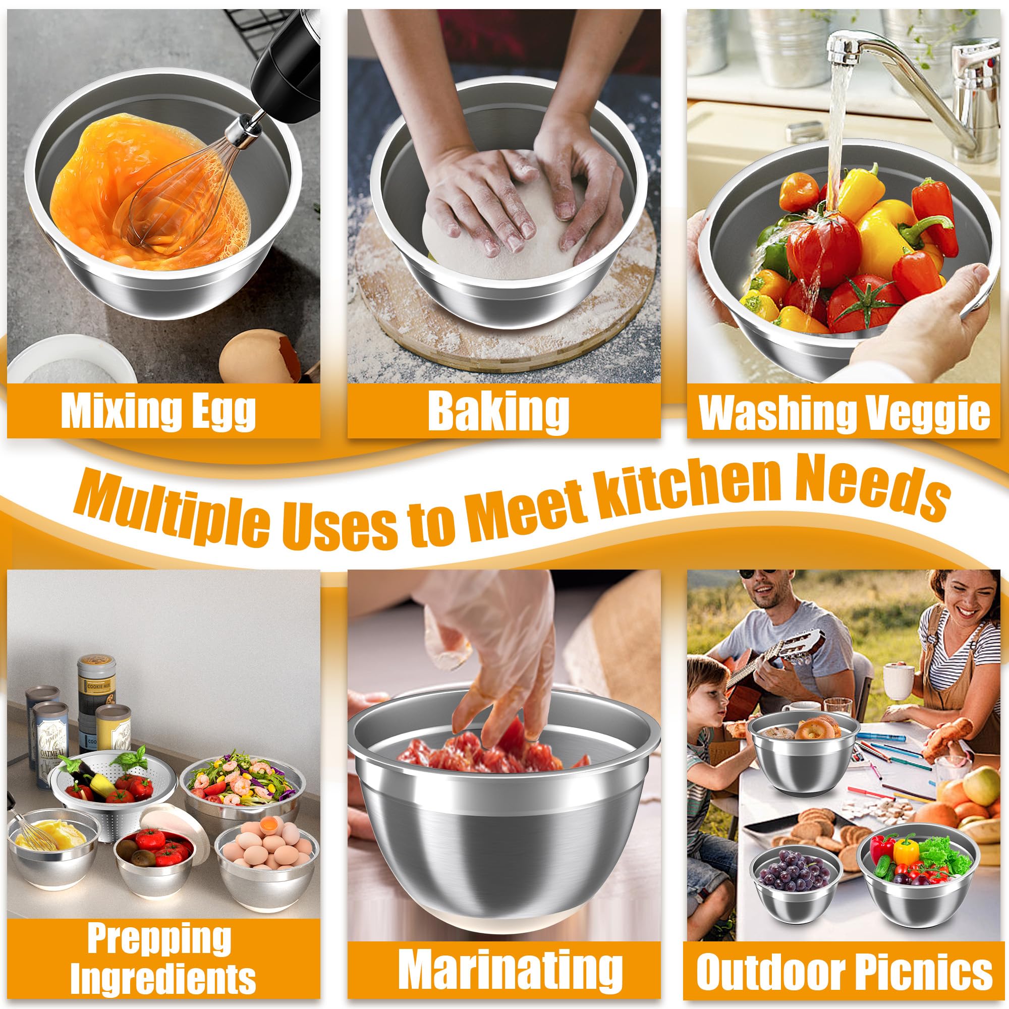 Nicdiet BPA-free lid seals freshness and reduces spills during prep.