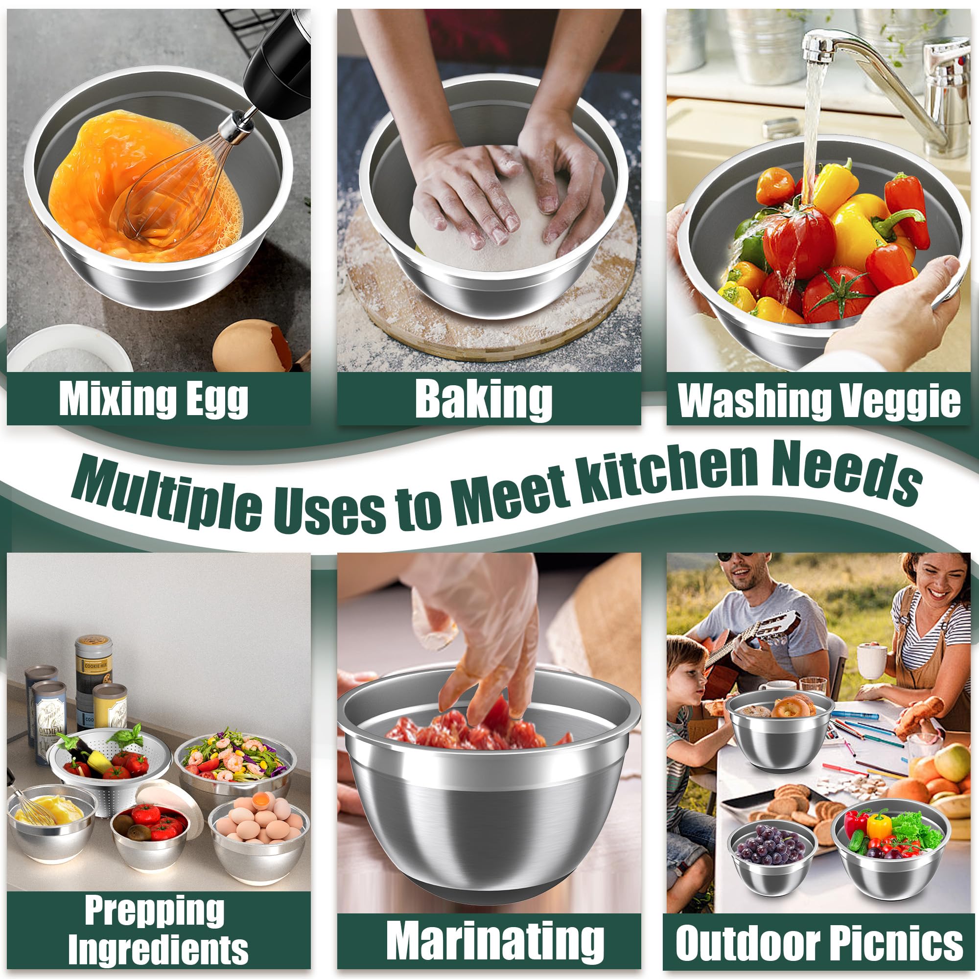 Nicdiet BPA-free lids seal freshness and prevent spills