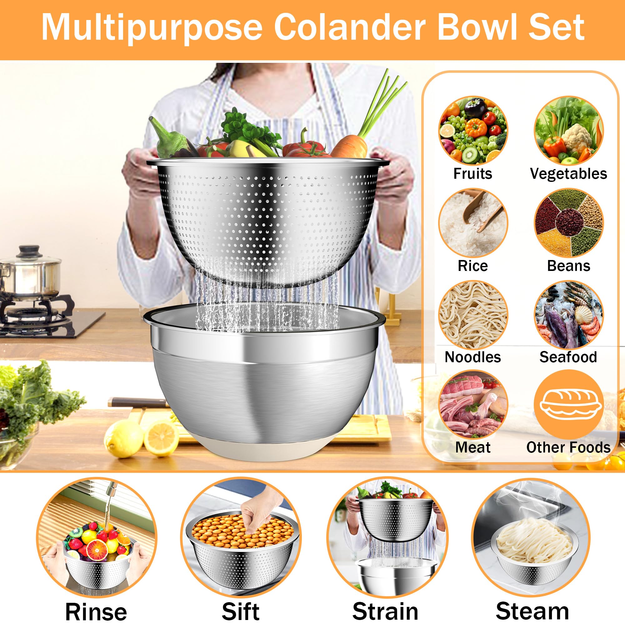 Nicdiet 4-in-1 grater attachment slices and grates directly into bowls.