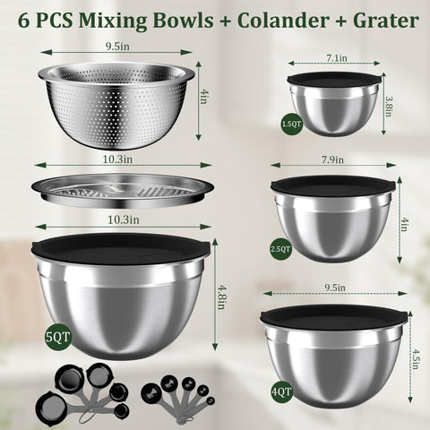 Nicdiet complete kitchen tool set fits in fridge and cabinet neatly.