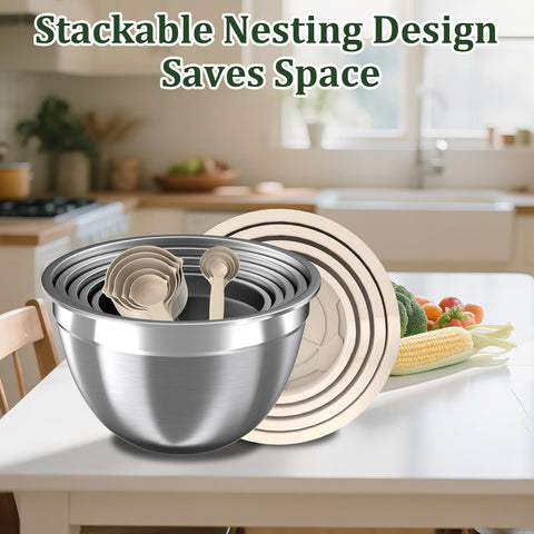 Nicdiet measuring cups and spoons with clear markings for precise portions