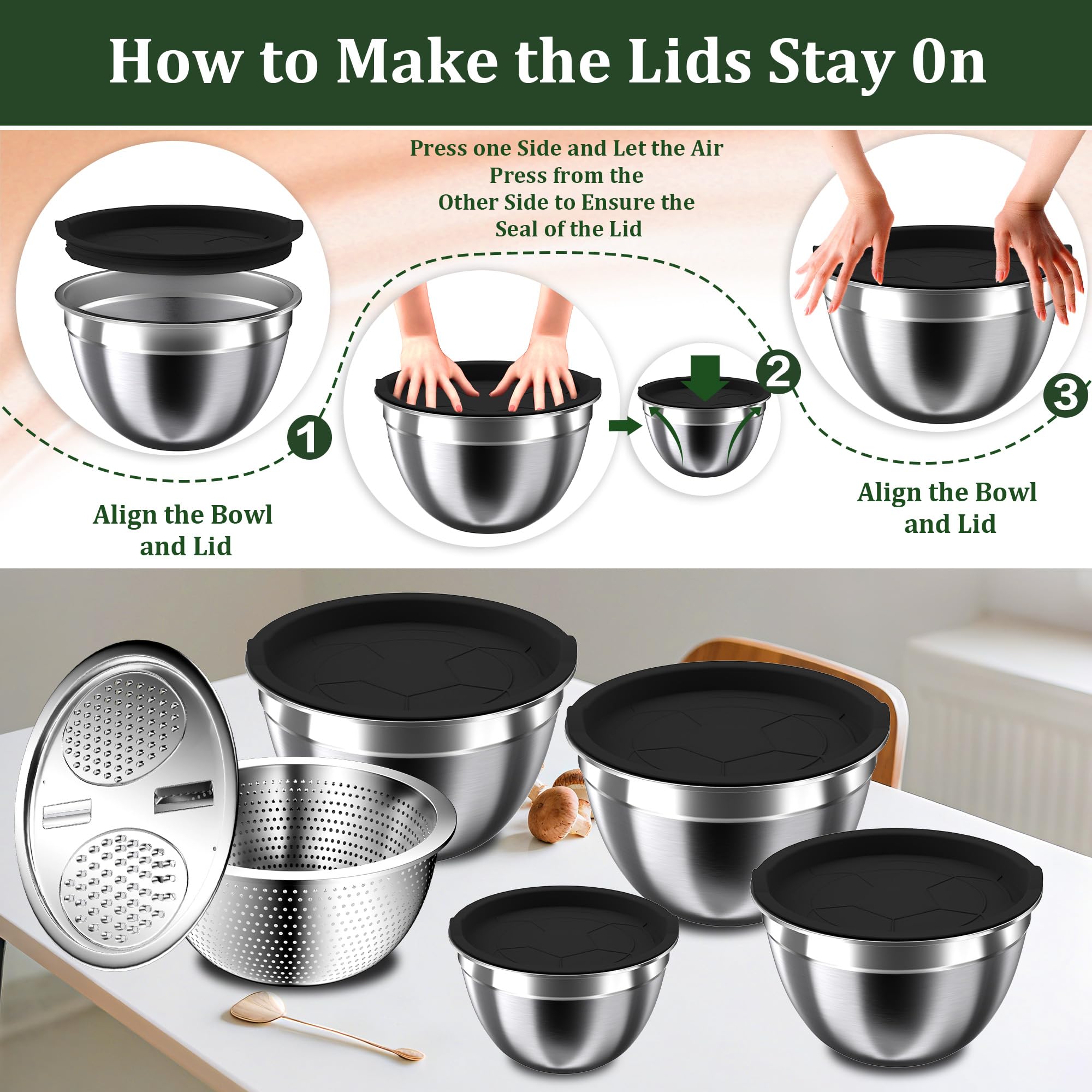 Nicdiet nesting bowls design saves space and keeps counters tidy.