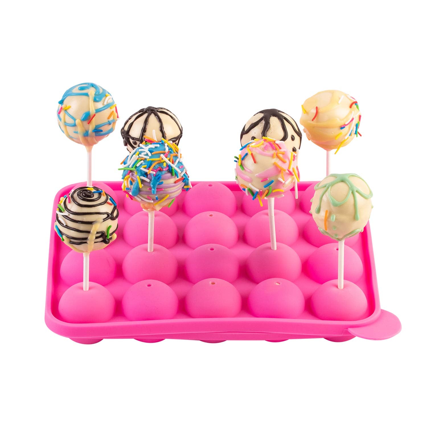 Nice Kitchen paper lollipop sticks provide sturdy handles for dessert pops.
