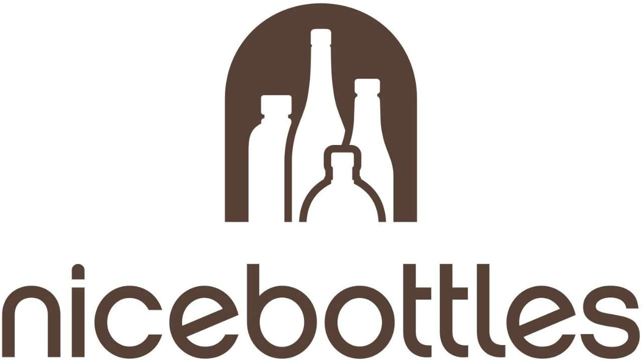 Nicebottles case-pack 12 bottles, bulk storage for home or cafe.