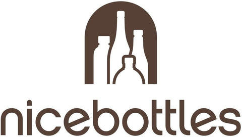 Nicebottles case-pack 12 bottles, bulk storage for home or cafe.
