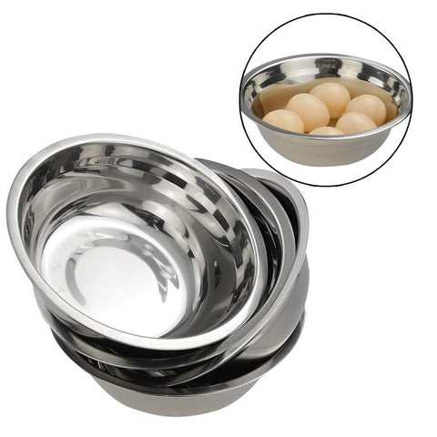 Nicesh mixing bowls measure 7.56 inches across and 2.48 inches tall.