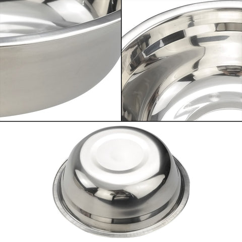 Nicesh stainless steel bowls show a heavy-duty build for busy kitchens.
